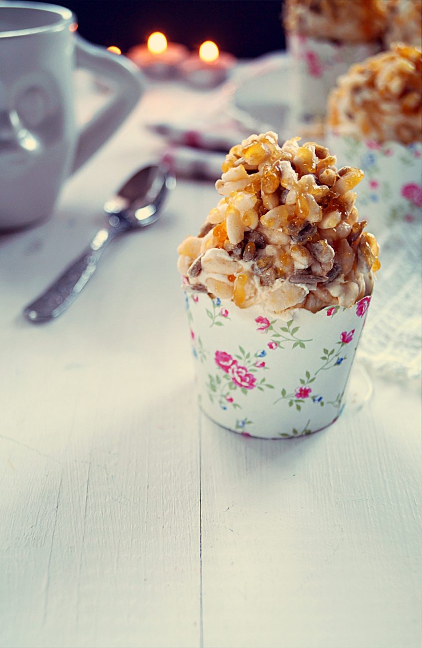 Chrupiące cupcakesy karmelowe